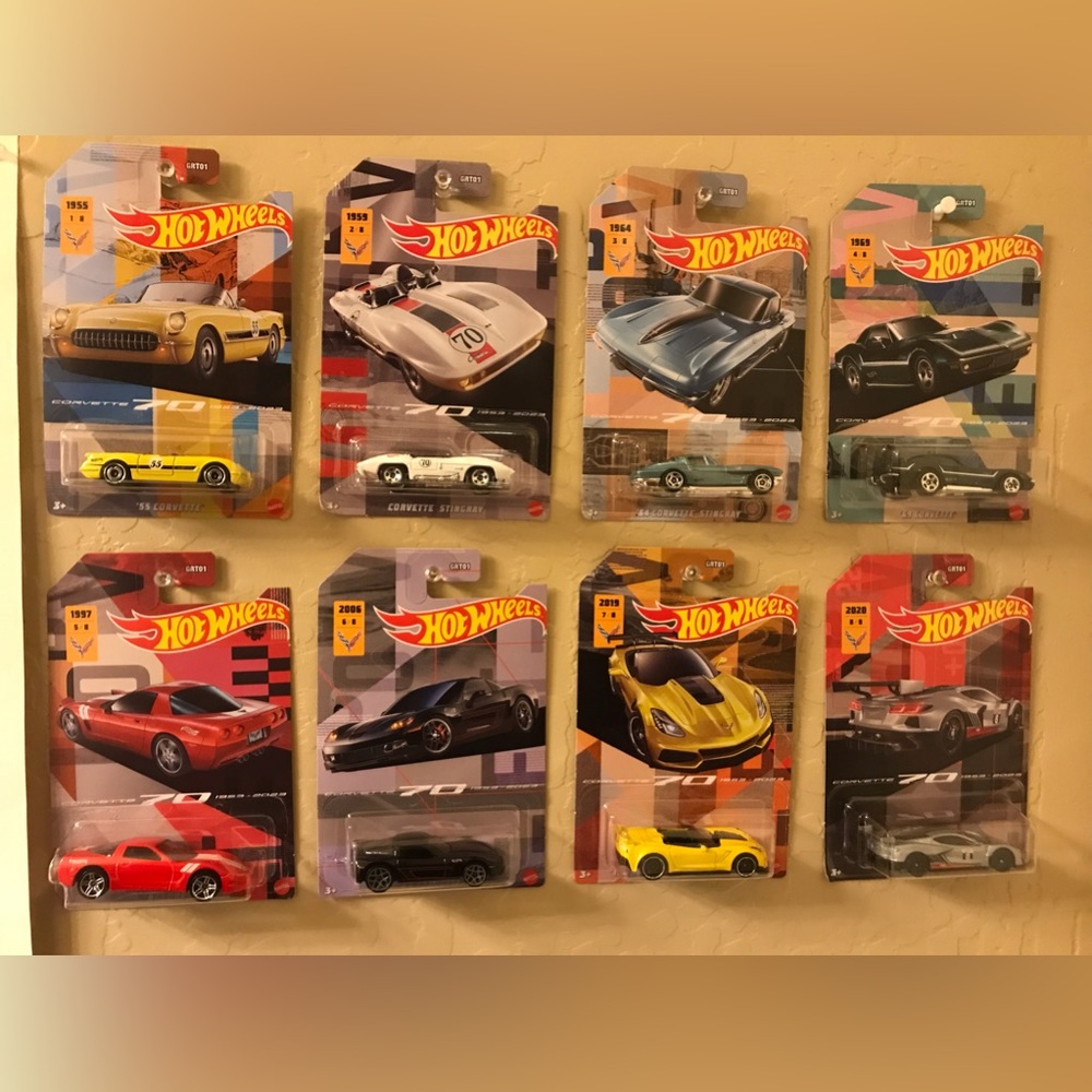 Hotwheels Corvette 70 Full collection